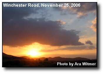 Winchester Sunset Winchester Sunset