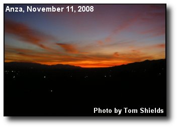 Anza Sunset Anza Sunset