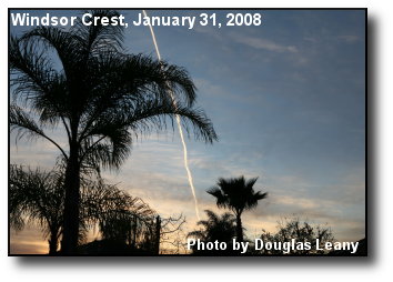 Evening Contrail Evening Contrail