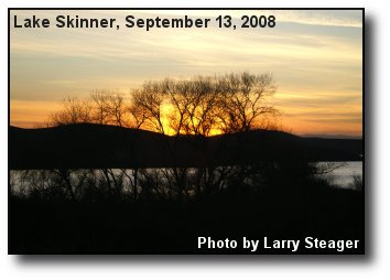 Lake Skinner Sunset Lake Skinner Sunset